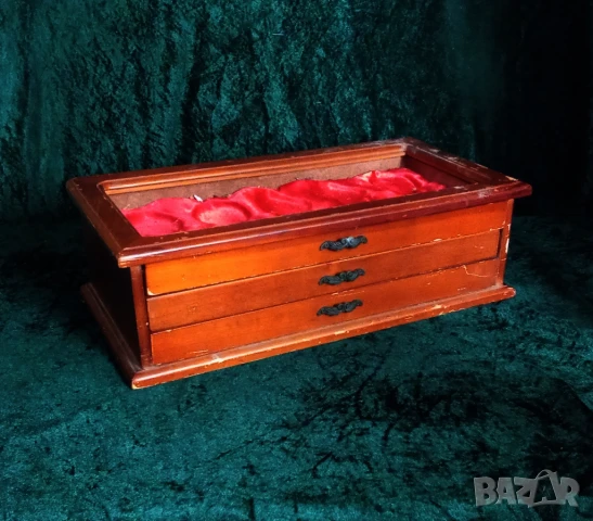 кутия за 30 броя джобни часовници, снимка 3 - Антикварни и старинни предмети - 51317069