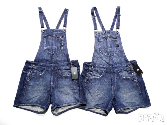 Нови G-star Raw Midge Short Overall WMN Дамски Къс Дънков Гащеризон , снимка 13 - Гащеризони - 45224189