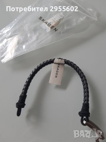 SKAGEN кожена гривна, снимка 4 - Гривни - 45555341