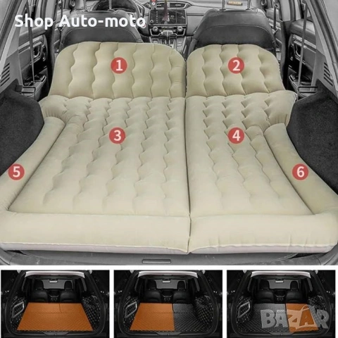 Надуваем матрак-легло за кола, С помпа, 174x130x14см, снимка 6 - Аксесоари и консумативи - 54237943