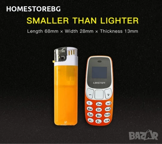📱 L8STAR BM10– Мини телефон с големи възможности! Побиращ се в дланта ти!, снимка 6 - Други - 50611393