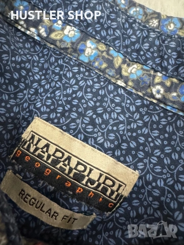 Мъжка риза NAPAPIJRI. Размер S, снимка 7 - Ризи - 54093116