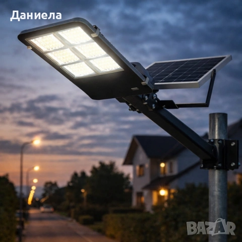 Соларна улична лампа Lylu 2400W с отделен панел и дистанционно управление