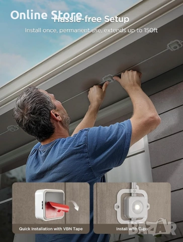 Govee 2 външно RGBIC осветление 30 м – 72 LED, IP67, смарт управление