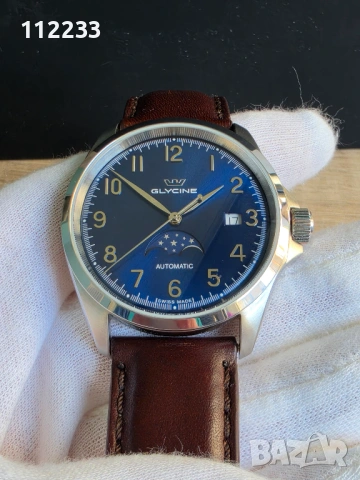Glycine Combat Classic 40 Moonphase Watch, снимка 11 - Мъжки - 53890730