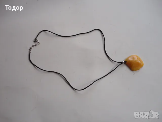 Колие гердан бакелит кехлибар , снимка 6 - Колиета, медальони, синджири - 49148473