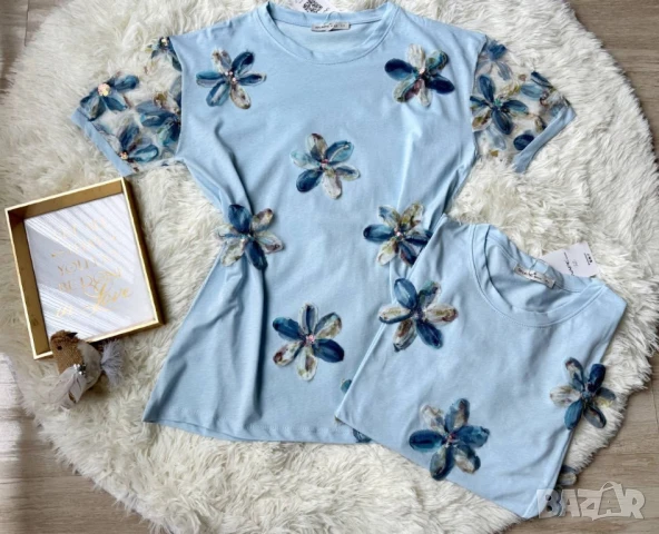 памучни дамски тениски , снимка 5 - Тениски - 50580192