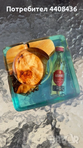 Пепелник от епоксидна смола, снимка 4 - Други - 53871825