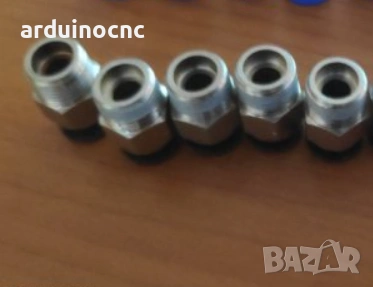 Пневматичен фитинг Бърза връзка Bowden конектор хидравличен щуцер PC4-M10 3D Printer PTFE, снимка 2 - Принтери, копири, скенери - 31258780