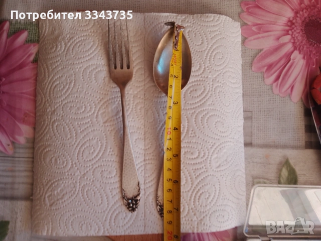 Антични или ретро сребърни прибори за хранене., снимка 12 - Антикварни и старинни предмети - 52656800
