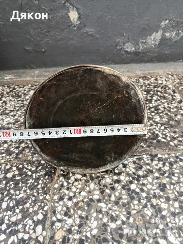 Стара медна кана, снимка 5 - Антикварни и старинни предмети - 53922045