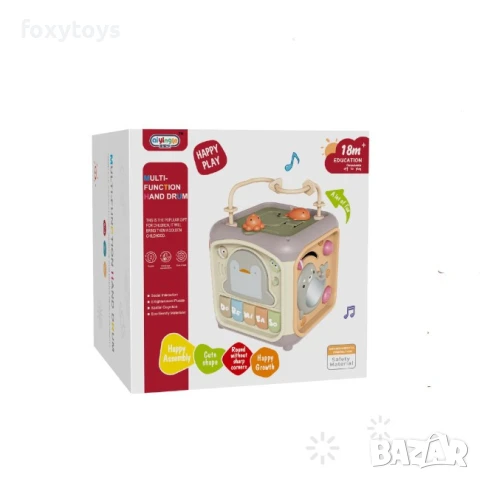 Занимателен бебешки куб, снимка 2 - Образователни игри - 51117730