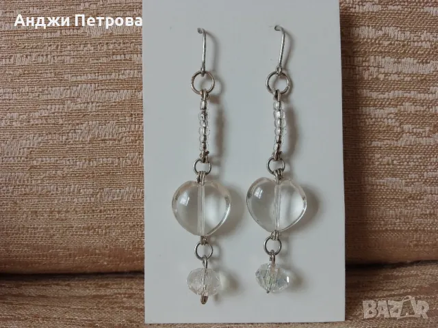 Авторски модели сребърни обеци , снимка 1