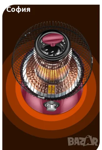 Компактен енергоспестяващ електрически нагревател, 2 размера, снимка 8 - Отоплителни печки - 48026888