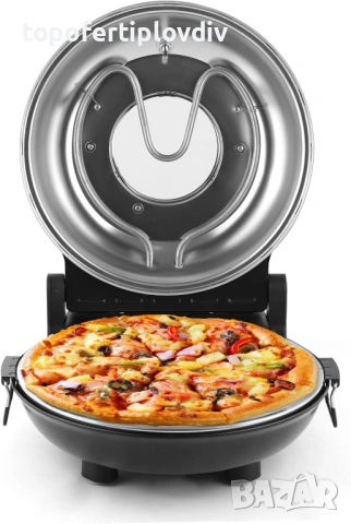 Фурна за пица Klaif 420°C 1200 W, снимка 3 - Печки, фурни - 53631512