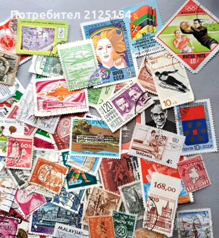 Лот от различни пощенски марки 100 бр.,от началото на 20 век., снимка 7 - Филателия - 42199747