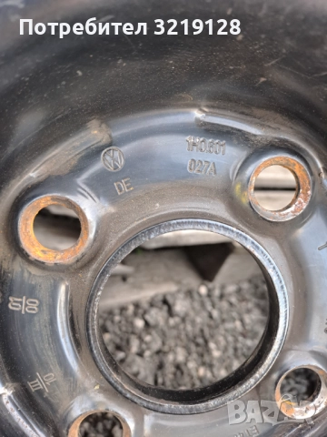 4бр. джанти VW 4×100mm 57.1mm, снимка 4 - Гуми и джанти - 52300104