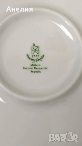 Плато голямо с рози от ГДР , снимка 3 - Чинии - 51266205