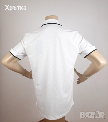 Hugo Boss Parloy190 - Оригинална мъжка тениска с яка р-р L, снимка 5 - Тениски - 54152045