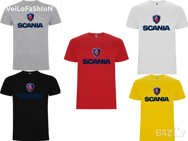 Нова мъжка тениска SCANIA (Скания) в различни цветове