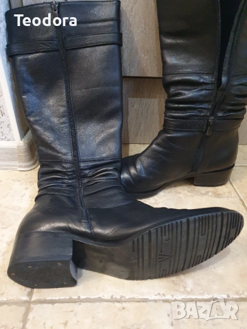 Дамски ботуши от естествена кожа