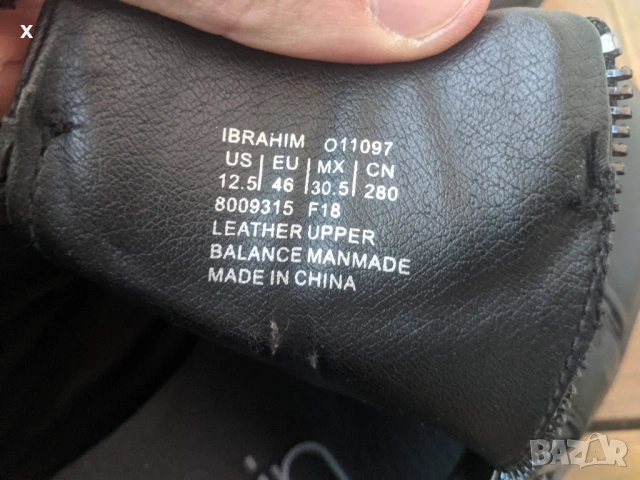 Оригинални кожени кецове Calvin Klein – Размер 46, снимка 4 - Кецове - 54295430