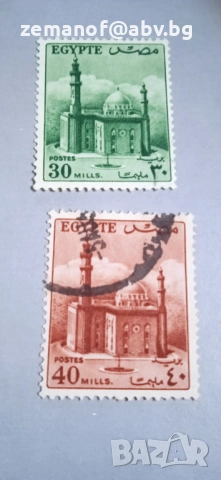 Марки Египет Джамии, снимка 2 - Филателия - 52600860