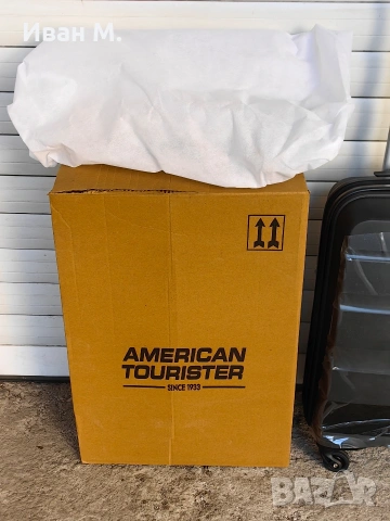 Чисто нов куфар American Tourister 55x40x20 см , снимка 3 - Куфари - 53072185