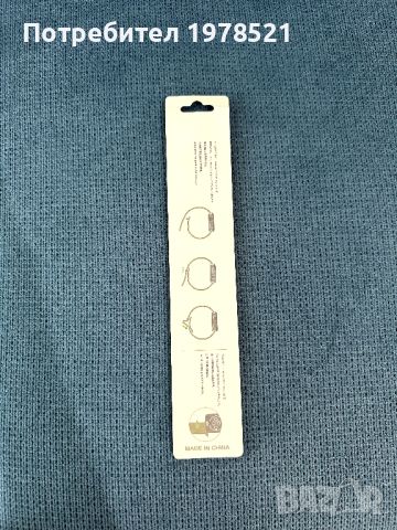 Каишка за Apple Watch 38/40 mm черна, снимка 2 - Смарт часовници - 46113807