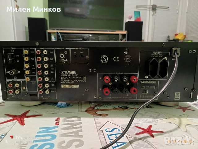 Yamaha RX-497, снимка 4 - Ресийвъри, усилватели, смесителни пултове - 53215146