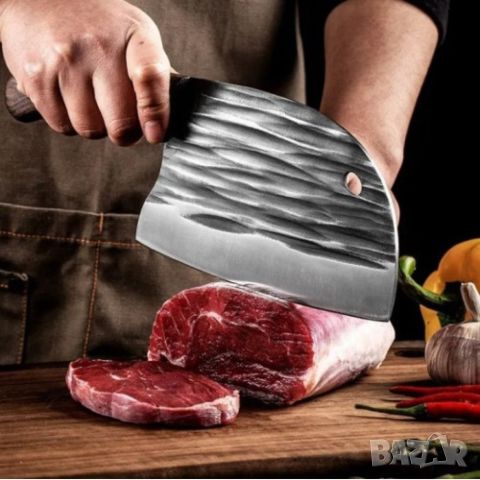 Професионален здрав кухненски масивен готварски инструмент за рязане на месо, снимка 10 - Прибори за хранене, готвене и сервиране - 45774101