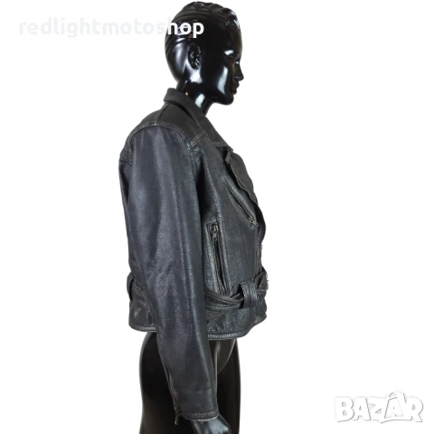 📌 5230 Miss Joy Дамско кожено яке | КАТО НОВО | Рокерия | Размер 38 | 160 лв., снимка 2 - Аксесоари и консумативи - 50888748