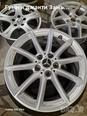 Mercedes17цола Volksvagen Audi Scoda 5х112 Замъка Ямцол, снимка 7 - Гуми и джанти - 51291762