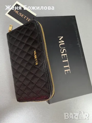 Дамско портмоне Musette естествена кожа, снимка 3 - Портфейли, портмонета - 50336903