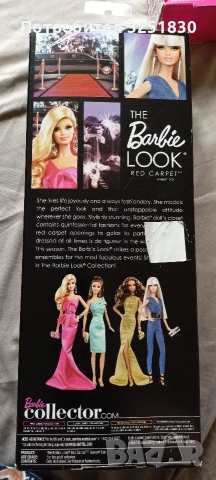 колекционерска Барби на Мattel, снимка 3 - Кукли - 54279569