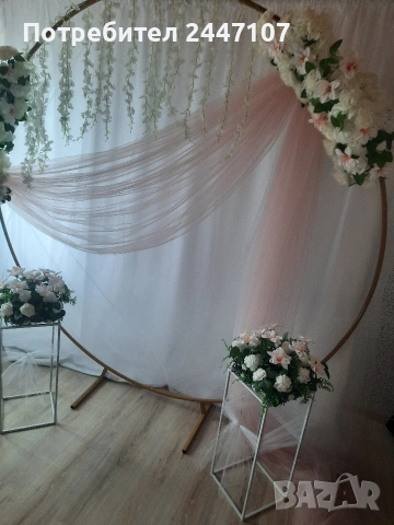 Сватбена украса, снимка 4 - Сватбени аксесоари - 53933922