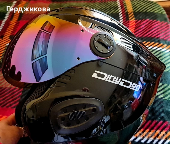Сноуборд каска Dirty Dog APACHE XL размер, снимка 3 - Зимни спортове - 53250226
