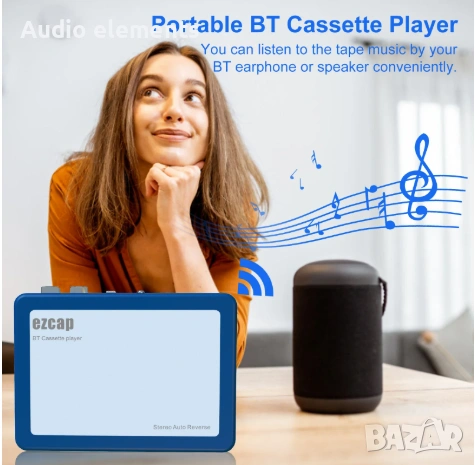 Уокмен с блутут предавател, снимка 2 - Декове - 53999344