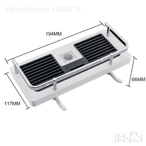 Многофункционален регулируем рафт за поставяне към душ батерия в баня. ПРОМОЦИЯ!!, снимка 8 - Други стоки за дома - 52089166