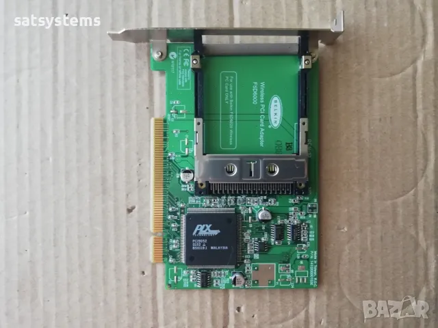 Belkin F5D6000 Wireless Desktop PCI Network Adapter Card, снимка 6 - Мрежови адаптери - 47124142