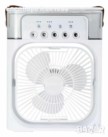 Преносим въздушен Преносим въздушен 3 в 1 охладител,овлажнител,вентилатор с LED резервоар, снимка 4 - Други стоки за дома - 51281354