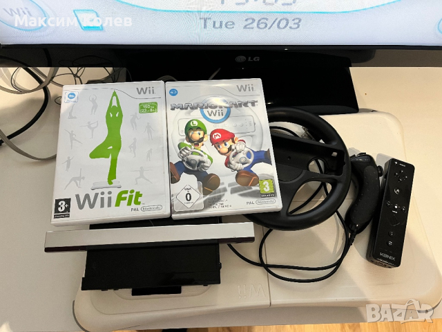 Nintendo Wii комплект с игри, снимка 2 - Nintendo конзоли - 44976174