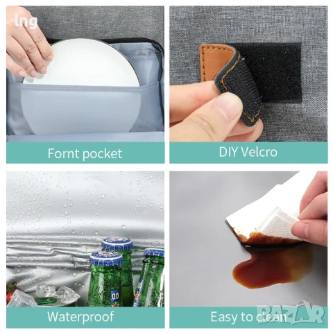 Продавам: Изолирана раница-хладилник 18L - Идеална за пикник, къмпинг, риболов! (Тъмносиня), снимка 5 - Хладилни чанти - 50973521