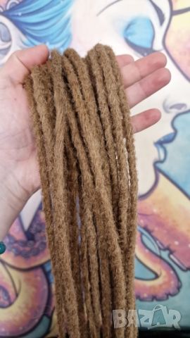 👑 💗Двойни Расти / Дредове за Коса Дизайн - Double Ended Dreadlock , Ръчно Плетени Расти КОД : 0284, снимка 5 - Аксесоари за коса - 45340606