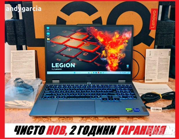 NVidia RTX 5060 8GB/Intel Core i7 13650HX/16GB RAM/1TB SSD NVME/15.6 144hz/Lenovo LOQ НОВ ГАРАНЦИЯ