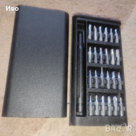 Комплект отвертка с накрайници 24 части