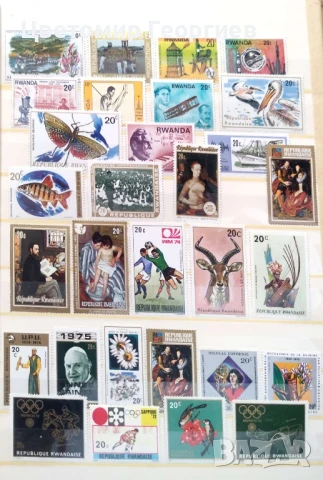Пощенски марки /Руанда /195 бр.  К.3