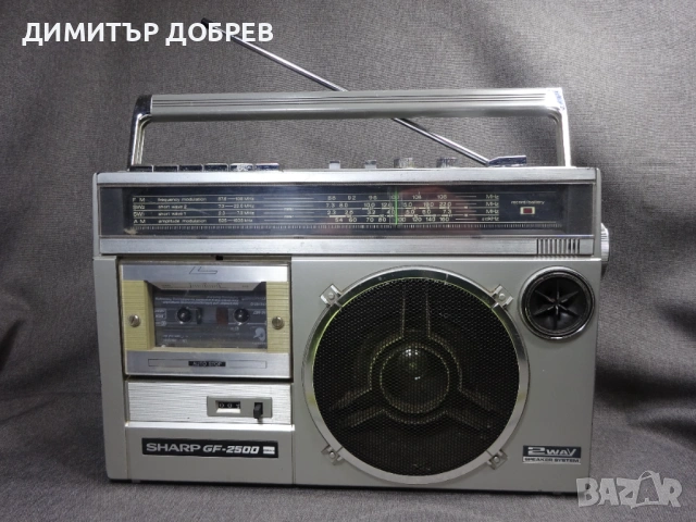 СТАР РЕТРО РАДИО КАСЕТОФОН SHARP GF-2500Z JAPAN BOOMBOX