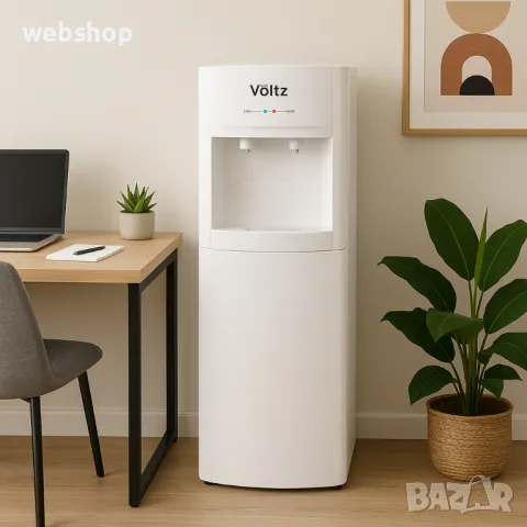 Диспенсър за вода Voltz OV51449C, 65-420W\15°-90°C, с шкаф, с електронно охлаждане, снимка 4 - Други - 50028690