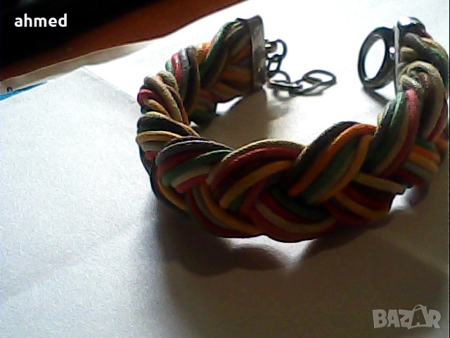 красива среберна гривна проба 925, снимка 2 - Гривни - 52702173